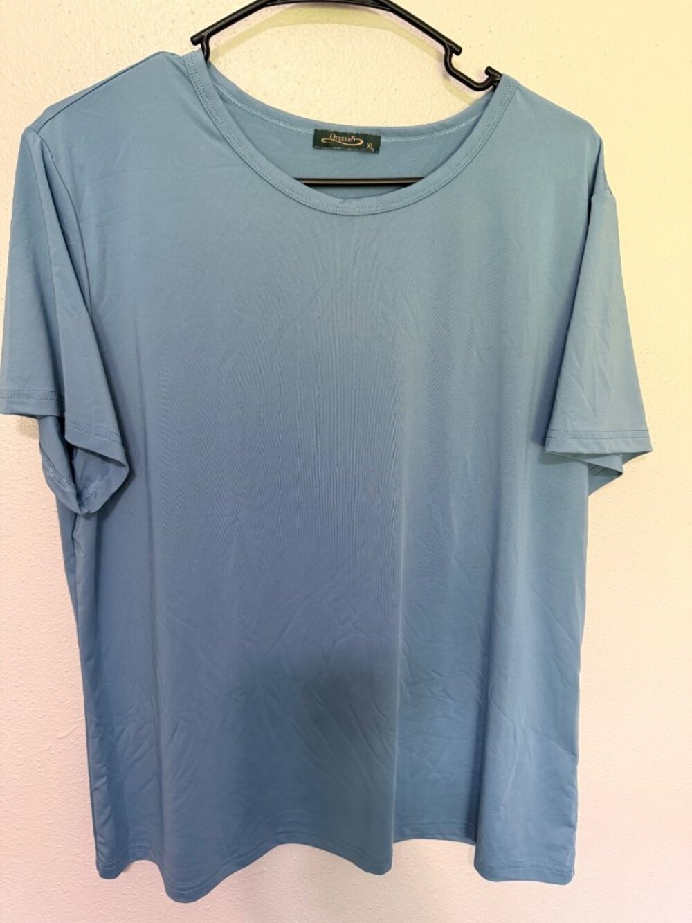 Ofeefan T-shirt Powder Blue S/S Womans XL